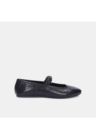 Baleta Para Mujer Bata Negro Delhi Flat Bata
