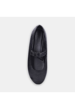 Baleta Para Mujer Bata Negro Delhi Flat