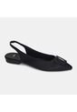 Baleta Para Mujer Bata Negro Gina'S Puntuda de Bata