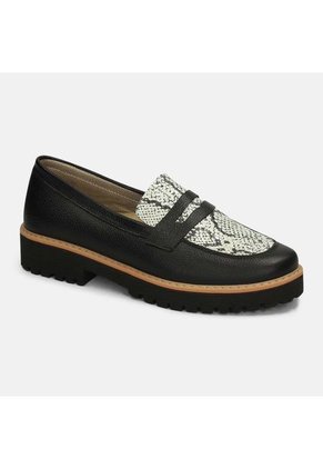 Mocasines Para Mujer Bata Negro Karel