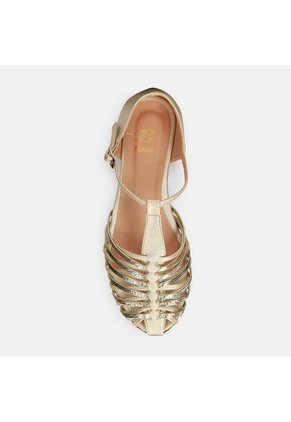 Baletas Para Mujer Bata Champaña Kristel