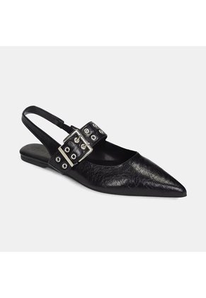 Baleta Para Mujer Bata Negro Prague