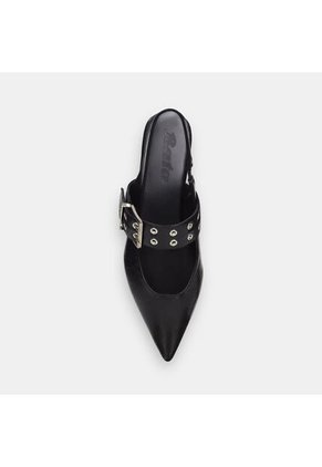 Baleta Para Mujer Bata Negro Prague