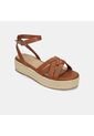 Sandalia Para Mujer Bata Café Claro Tati de Bata