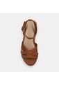 Sandalia Para Mujer Bata Café Claro Tati de Bata
