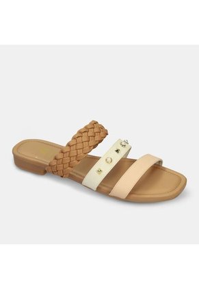 Sandalias Para Mujer Bata Café Claro Kristina