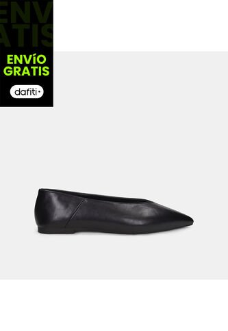 Baleta Para Mujer Bata Negro Prague Bata