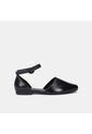 Baletas Para Mujer Bata Negro Gina Puntuda Flat de Bata