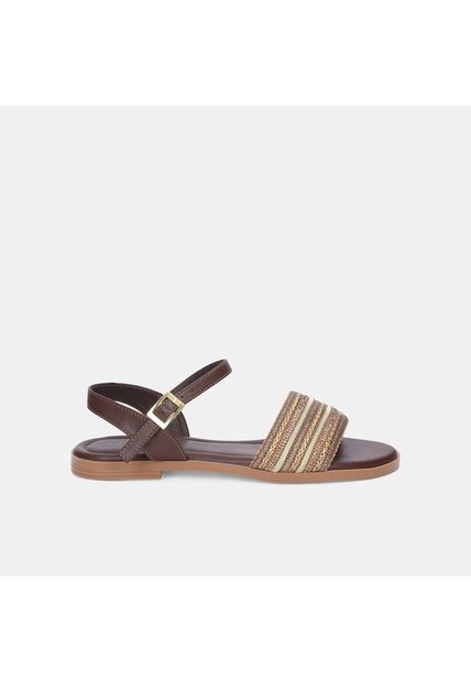 Sandalias Para Mujer Bata Café Oscuro Olga Summer