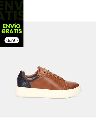 Tenis Para Hombre Bata Café Oscuro Perrie Casual Bata