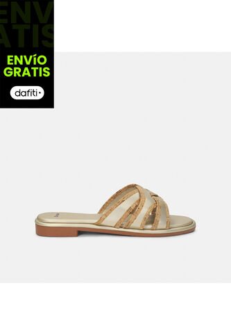 Sandalia Para Mujer Bata Almendra Maria Bata