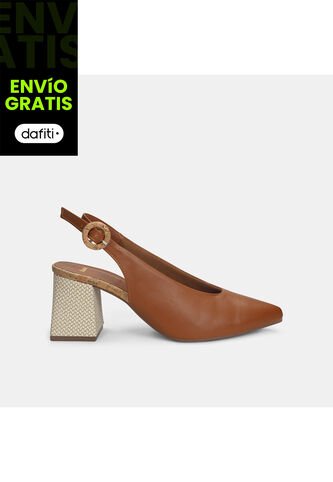 Tacones Para Mujer Bata Café Oscuro Laila Bata