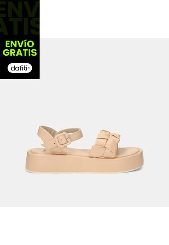 Sandalias Para Mujer Bata Beige Bata