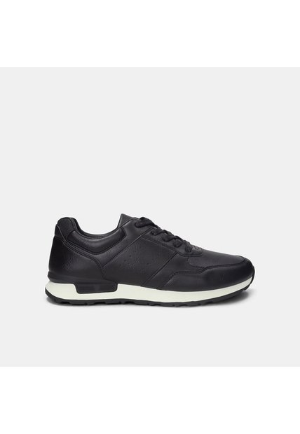 Tenis Para Hombre Bata Negro Perrie Casual