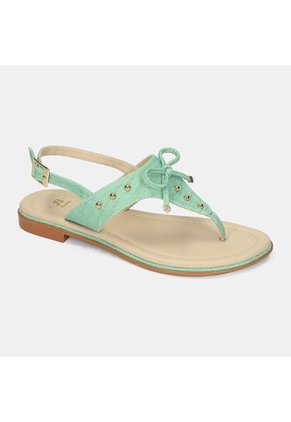Sandalias Para Mujer Bata Verde Kimora