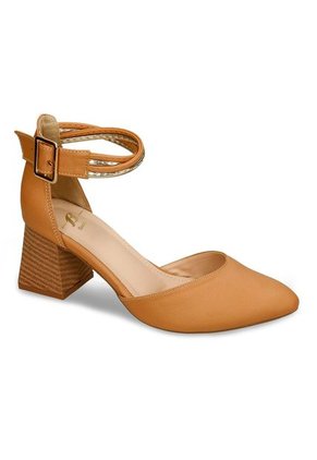 Tacones Camel Bata Ilkuy Mujer