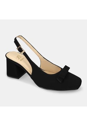 Tacones Para Mujer Bata Negro Koral