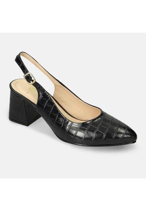 Tacones Para Mujer Bata Negro Kamala
