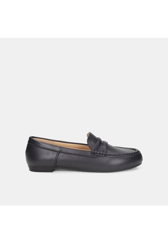 Mocasines Para Mujer Bata Negro Virginia Bata