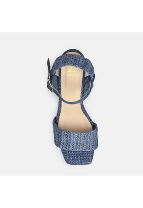 Sandalias Para Mujer Bata Azul Krizia