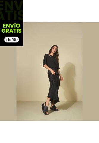 Sandalias Para Mujer Bata Negro Bata