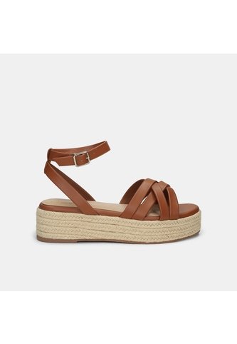 Sandalia Para Mujer Bata Café Claro Tati Bata