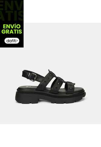 Sandalias Para Mujer Bata Negro Lincon Layla Bata