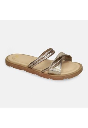 Sandalias Para Mujer Bata Dorado Jaxon