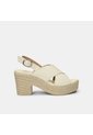 Sandalia Para Mujer Bata Café Claro Sarada de Bata