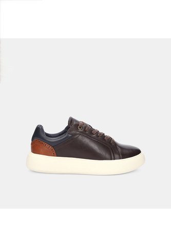 Tenis Para Hombre Bata Café Oscuro Perrie Casual Bata
