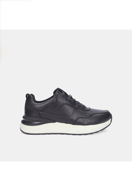 Tenis Para Hombre Bata Negro Perrie Casual