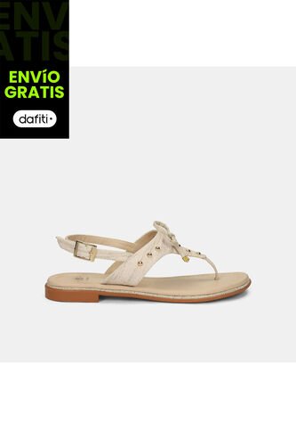 Sandalias Para Mujer Bata Beige Kimora Bata