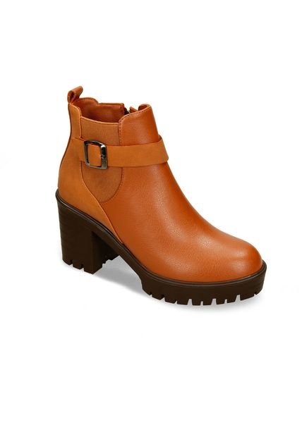 Botines Miel Bata Justa Boot Mujer - Compra Ahora | Dafiti Colombia