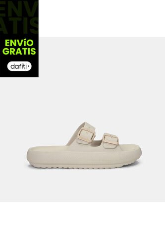 Pantufla Para Mujer Bata Beige Bata Ultra Bata