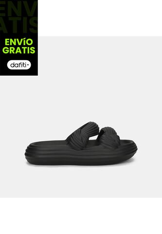 Pantufla Para Mujer Bata Negro Bata Luxe Bata