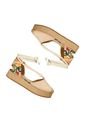 Sandalias Beige Bata Gemma Mujer de Bata