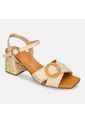 Sandalias Para Mujer Bata Beige Jenee de Bata
