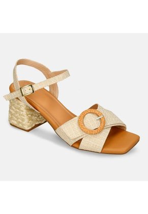 Sandalias Para Mujer Bata Beige Jenee