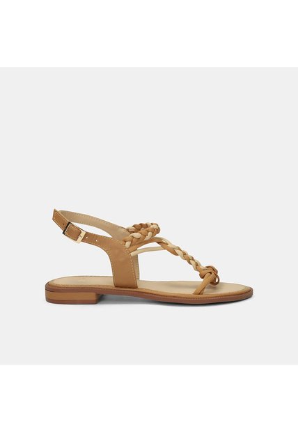 Sandalias Para Mujer Bata Café Claro Katherine