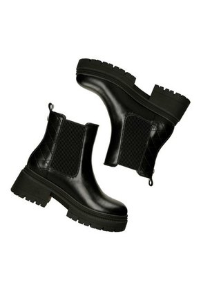 Botines Para Mujer Bata Negro Hagar Reportera