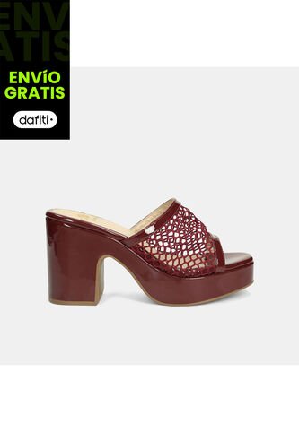 Sandalias Para Mujer Bata Vinotinto Kalypso Bata
