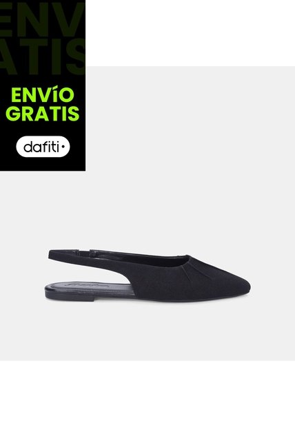 Baletas Para Mujer Bata Negro Bristol Flat