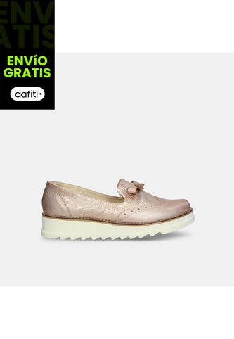Mocasines Para Mujer Bata Dorado Jorun Bata