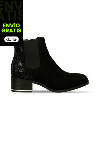 Botines Para Mujer Bata Negro Halena Bata