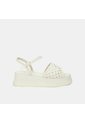Sandalias Para Mujer Bata Blanco de Bata