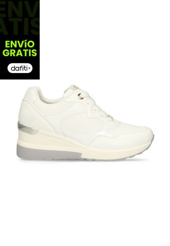 Tenis Para Mujer Bata Blanco Janet Bata