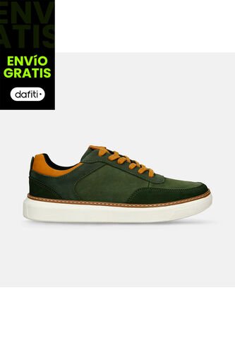 Tenis Para Hombre Bata Verde Luke Nadal Bata