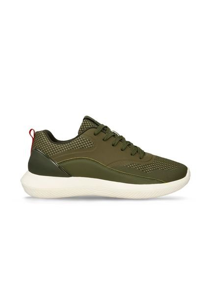 Tenis Para Hombre Bata 3D Verde Lolo Cor
