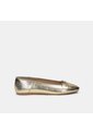 Baleta Para Mujer Bata Beige Delhi de Bata