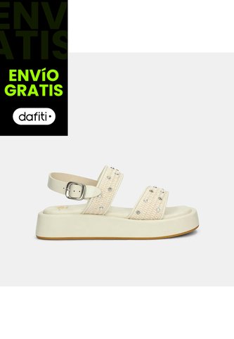 Sandalias Para Mujer Bata Beige Liam Calisto Bata